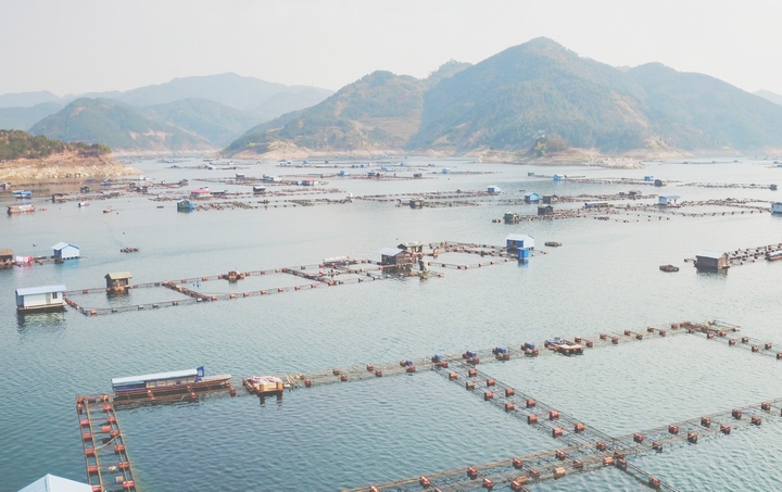 万峰湖整治前。兴义市河长办供图