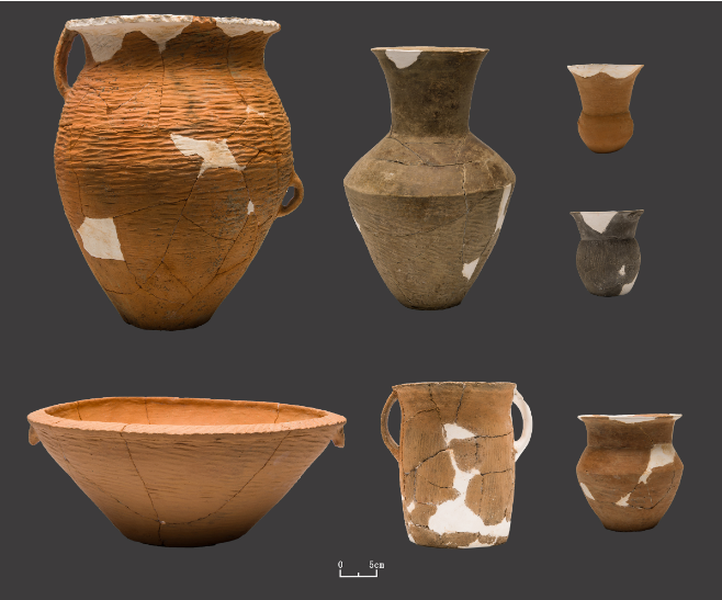 这是太平遗址出土的陶器。 中国社会科学院考古研究所 供图