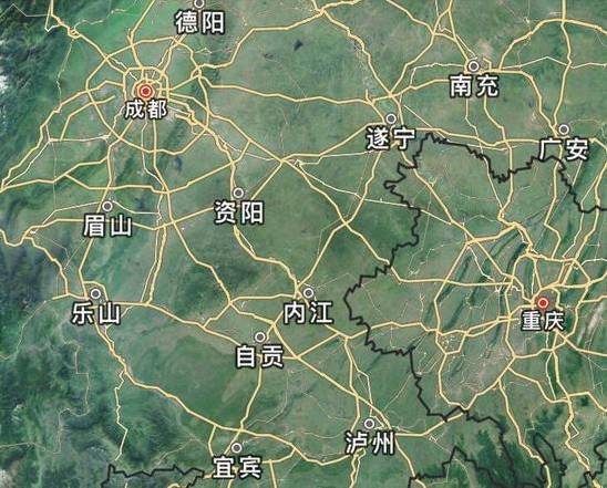 人口过亿，城市密集的成都、重庆（图源：悦西安）