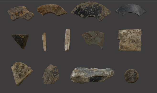 这是太平遗址出土的玉器、玉璧芯等。中国社会科学院考古研究所 供图