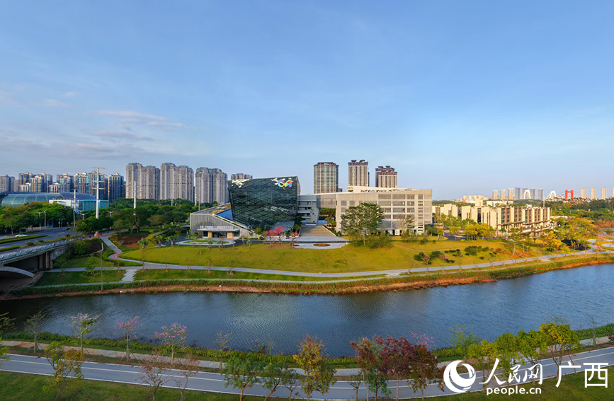 中国—东盟国家人工智能应用合作中心。人民网记者 付华周摄